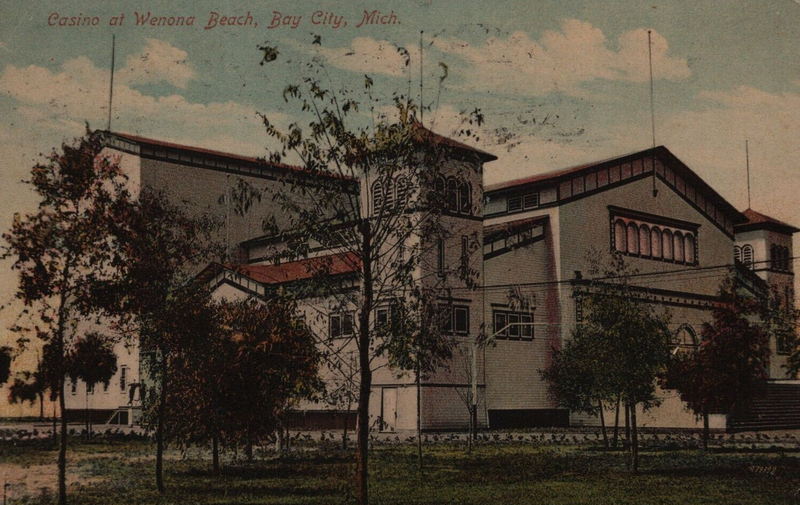 Wenona Park Dance Pavillion - Vintage Postcard